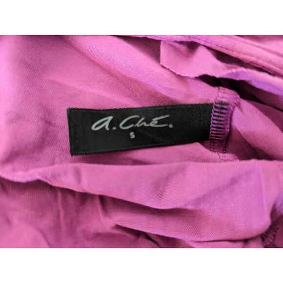 A. Che Swim Ruffled Tie Romper Cover Up Size S - Picture 6 of 6